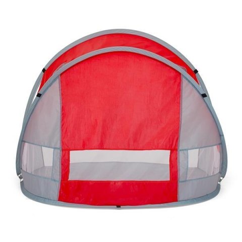 NC3142 NAMIOT PLAŻOWY SAMOROZKŁADAJĄCY CZERWONO-SZARY PODŁOGA NILS CAMP