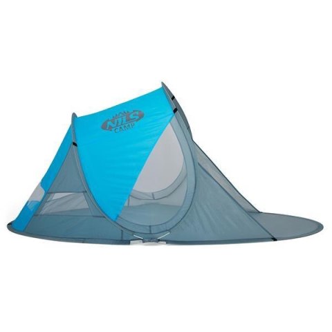 NC3143 BIG NAMIOT PLAŻOWY SAMOROZKŁADAJĄCY NIEBIESKI PODŁOGA NILS CAMP