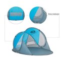 NC3143 BIG NAMIOT PLAŻOWY SAMOROZKŁADAJĄCY NIEBIESKI PODŁOGA NILS CAMP