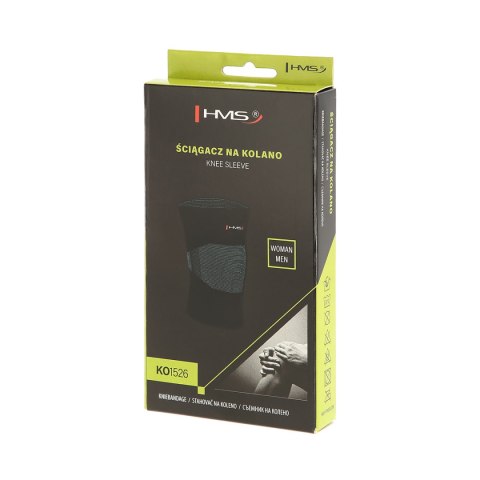 KO1526 TURKUSOWO-CZARNY ROZM. L ŚCIĄGACZ NA KOLANO HMS