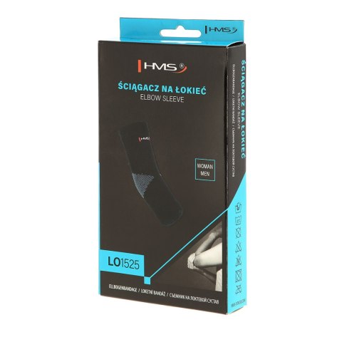 LO1525 TURKUSOWO-CZARNY ROZM. XL ŚCIĄGACZ NA ŁOKIEĆ HMS