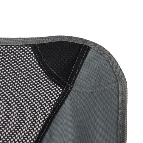 FOTEL TURYSTYCZNO PLAŻOWY SZARY 58 X 52 X 64 CM