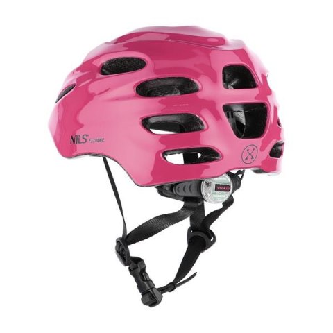 MTW01 LED różowy ROZM. XXS (42-48 cm) KASK NILS EXTREME