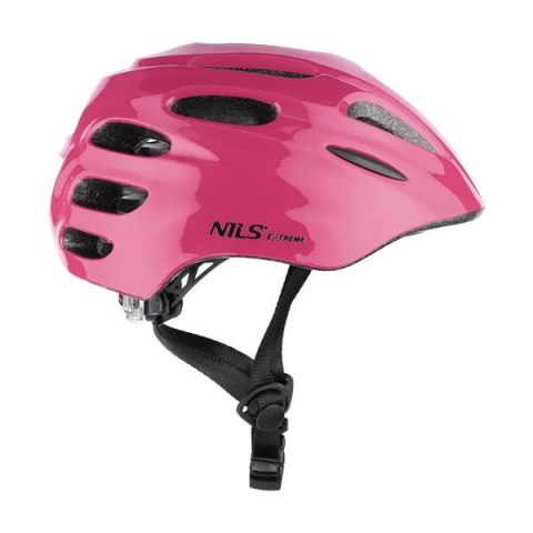 MTW01 LED różowy ROZM. XXS (42-48 cm) KASK NILS EXTREME