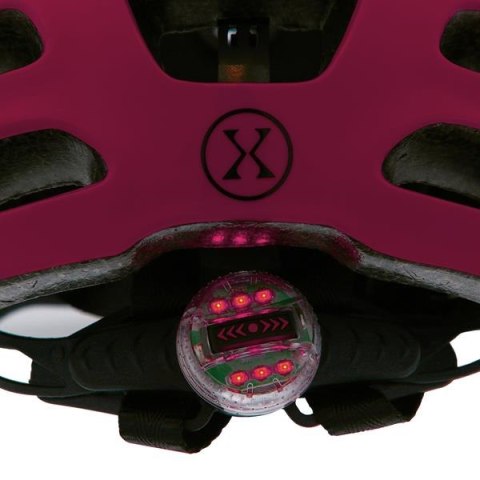MTW01 LED różowy ROZM. XXS (42-48 cm) KASK NILS EXTREME