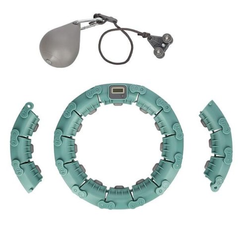 FH03 GREEN HULA HOP Z OBCIĄŻNIKIEM I LICZNIKIEM STOCK