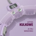 HHM14 HULA HOP VIOLET Z MAGNESAMI I OBCIĄŻNIKIEM + LICZNIK HMS