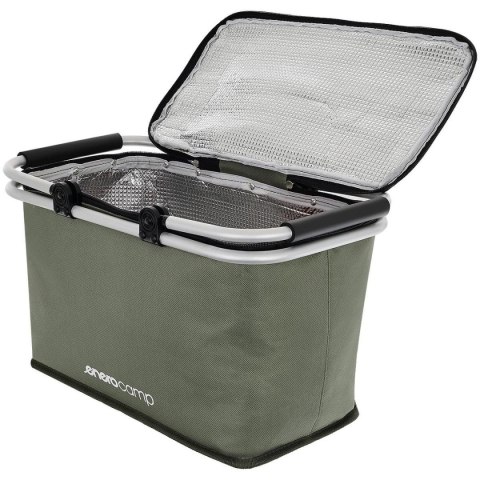 KOSZYK TURYSTYCZNY SKŁADANY TERMICZNY 24L ZIELONY