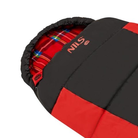 NC2003 CZARNO-CZERWONY ŚPIWÓR NILS CAMP