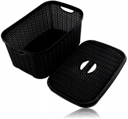 Koszyk z pokrywką KNIT 6 l