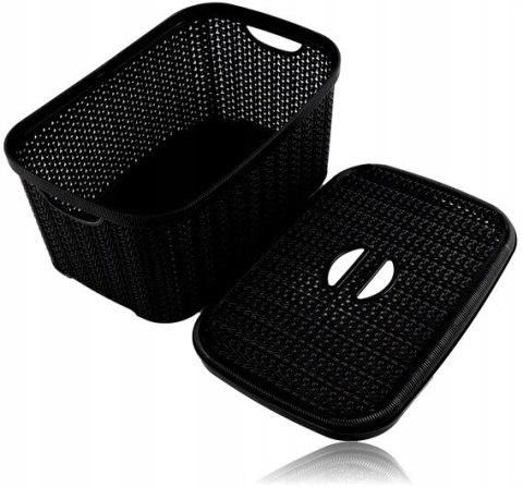 Koszyk z pokrywką KNIT 6 l