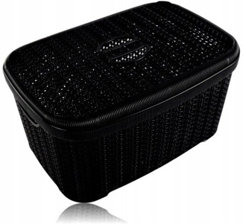 Koszyk z pokrywką KNIT 6 l