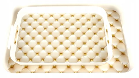 Zestaw tac dekoracyjnych prostokątnych