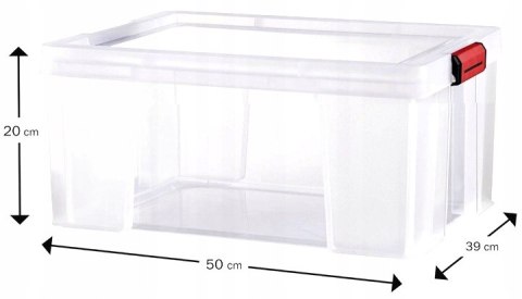 Box transparentny 27 l 475x320x235 mm