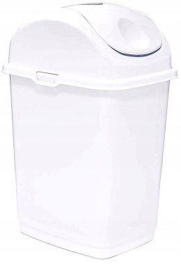 Pojemnik uchylny SLIM 10 l - biały 240x195x365 mm