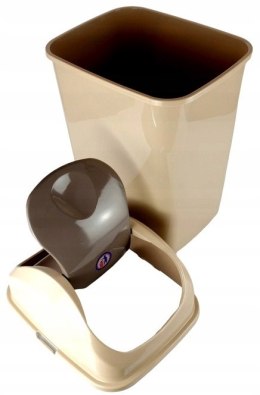 Pojemnik uchylny SLIM 35 L- beżowy 355x285x577 mm