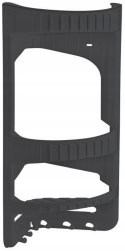 Półka łazienkowa narożna CADDY 280x175x450mm