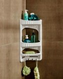 Półka łazienkowa narożna CADDY 280x175x450mm
