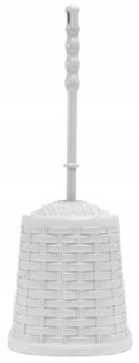 Szczotka WC RATTAN -biała 147x147x400
