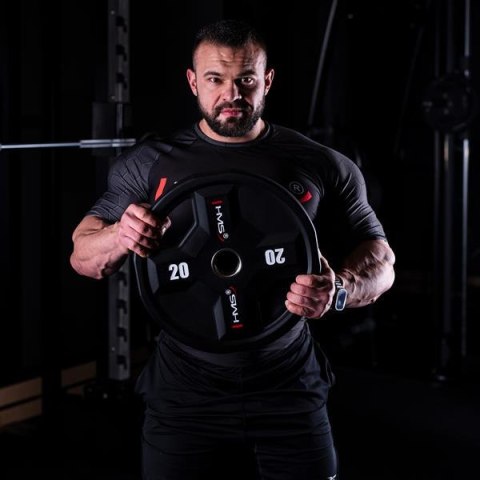 TPC25 TALERZ OLIMPIJSKI POLIURETANOWY CPU 25 KG HMS