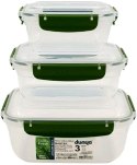 Kpl. Pojemników prostokątnych MASTER 3 cz.