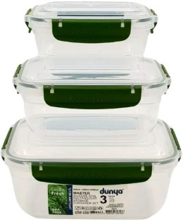 Kpl. Pojemników prostokątnych MASTER 3 cz.