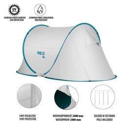 NC3743 NAMIOT KEMPINGOWY SAMOROZKŁADAJĄCY SZARY NILS CAMP