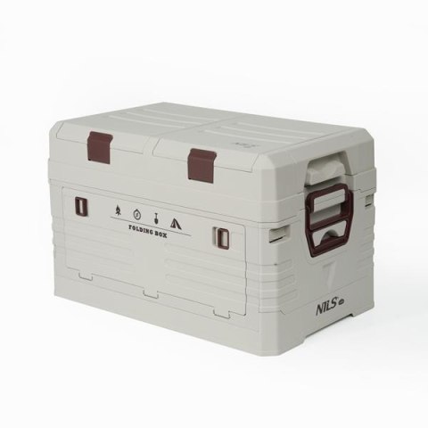NCB4003 SKŁADANA SKRZYNIA KEMPINGOWA Z POKRYWĄ 50L NILS CAMP