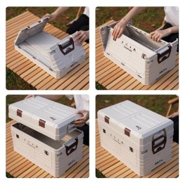 NCB4003 SKŁADANA SKRZYNIA KEMPINGOWA Z POKRYWĄ 50L NILS CAMP