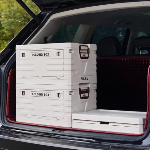 NCB4004 SKŁADANA SKRZYNIA KEMPINGOWA Z POKRYWĄ 50L NILS CAMP