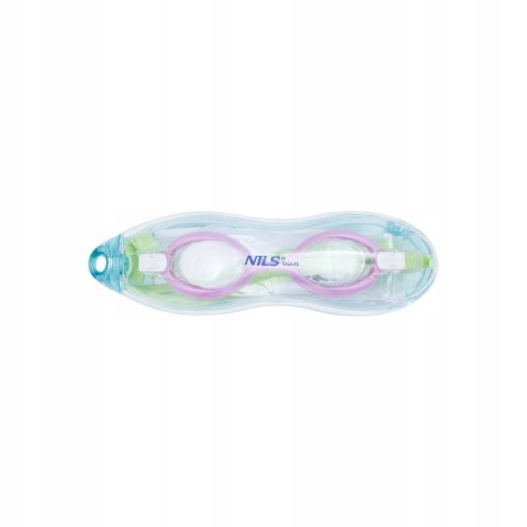 NQG700AF ZIELONY/ FIOLETOWY JUNIOR OKULARKI NILS AQUA