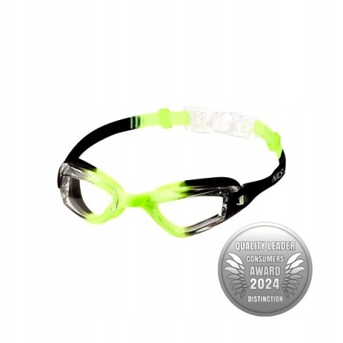 NQG770AF CZARNY/ ZIELONY JUNIOR OKULARKI NILS AQUA