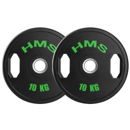 TOG10 2 x 10 KG TALERZ OLIMPIJSKI OGUMOWANY 2 x 10 KG HMS