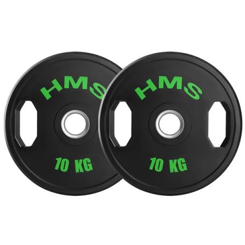 TOG10 2 x 10 KG TALERZ OLIMPIJSKI OGUMOWANY 2 x 10 KG HMS