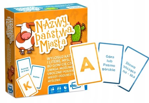 GRA KARCIANA NAZWY PANSTWA MIASTA PUD