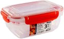 Kpl. Pojemników prostokątnych MASTER 3 cz /400,800,1400 ml/