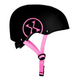 MTW001-1 KASK CZARNO-RÓŻOWY ROZM. L(58-61CM) NILS EXTREME