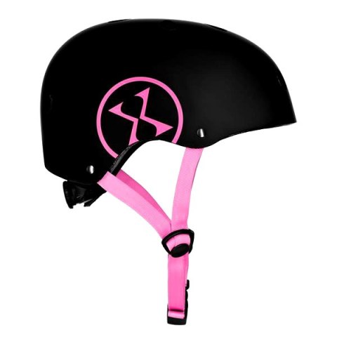 MTW001-1 KASK CZARNO-RÓŻOWY ROZM. L(58-61CM) NILS EXTREME