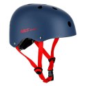 MTW001-1 KASK SZARO-CZERWONY ROZM. L(58-61CM) NILS EXTREME