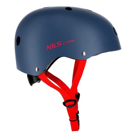 MTW001-1 KASK SZARO-CZERWONY ROZM. XS(48-52CM) NILS EXTREME