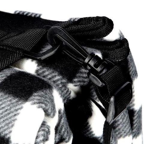 NC2311 KOC PIKNIKOWY BIAŁO-CZARNY 200x200 CM PE + ALU NILS CAMP