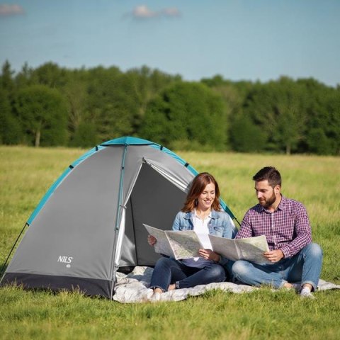 NC3021 NAMIOT KEMPINGOWY SZARY NILS CAMP