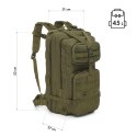 NC3902 PLECAK TAKTYCZNY RANGER ZIELONY 45L NILS CAMP