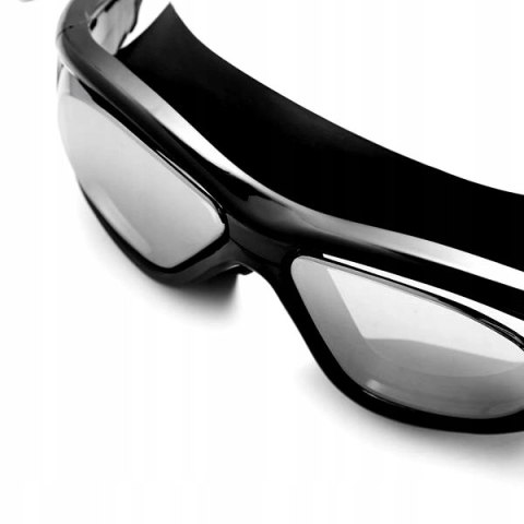 NQG280MAF CZARNY JUNIOR OKULARKI/PÓŁMASKA NILS AQUA