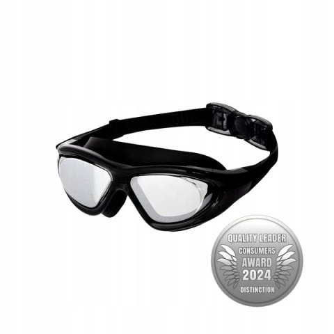 NQG280MAF CZARNY JUNIOR OKULARKI/PÓŁMASKA NILS AQUA