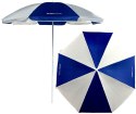 PARASOL PLAŻOWO BALKONOWY 160CM BIAŁO NIEBIESKI