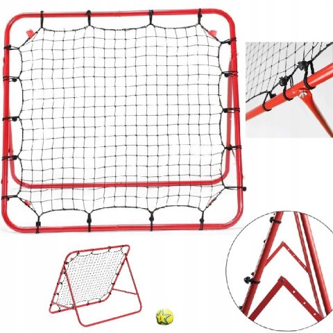 RAMA TRENINGOWA REBOUNDER DO ODBIJANIA PIŁKI NOŻNEJ 100x100CM ENERO