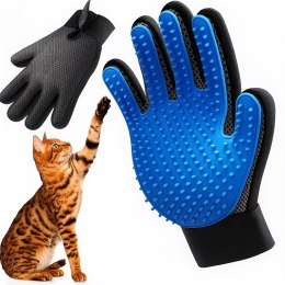 RĘKAWICA DO CZESANIA PSA KOTA NIEBIESKIE KOLCE