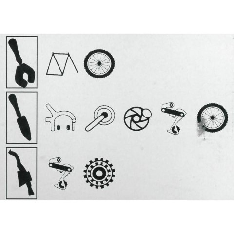ZESTAW SZCZOTEK DO CZYSZCZENIA ROWERU DUNLOP