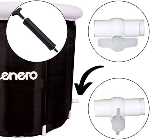 BASEN DO MORSOWANIA WANNA LODOWA 80x75CM 1068718